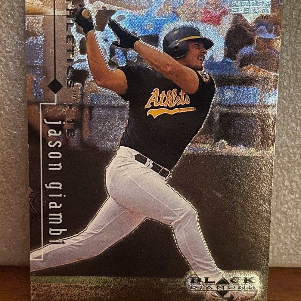 Black Diamond Baseball Card with Black and White Uniform